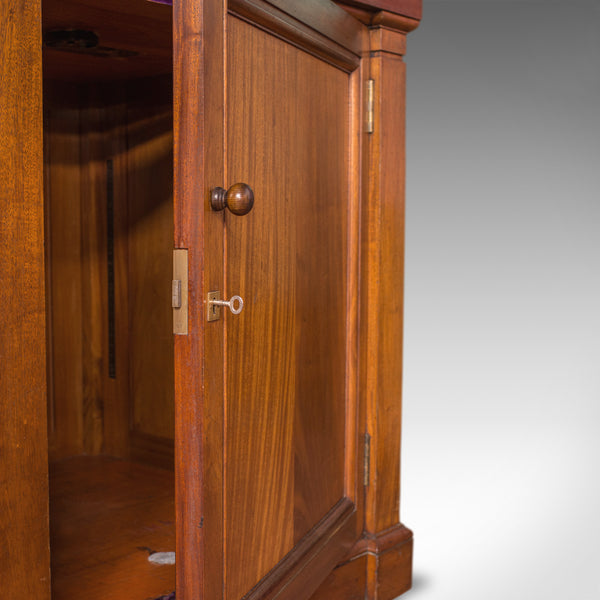 Antique Showcase Cabinet, English, Walnut, Bronze, Display, Museum, Circa 1900 - London Fine Antiques