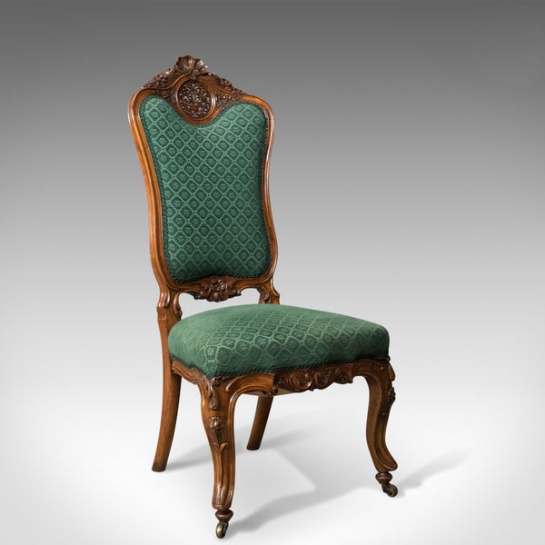 Antique Side Chair, 19th Century, Nursing, Salon, English, Walnut, Circa 1820 - London Fine Antiques
