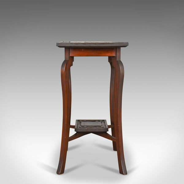 Antique Side Table, Art Nouveau Overtones, English, Mahogany, Circa 1900 - London Fine Antiques