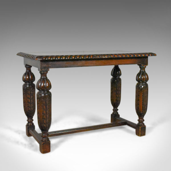 Antique Side or Coffee Table, Edwardian, Jacobean Revival, English Circa 1910 - London Fine Antiques