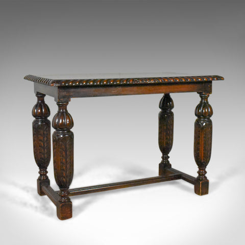 Antique Side or Coffee Table, Edwardian, Jacobean Revival, English Circa 1910 - London Fine Antiques