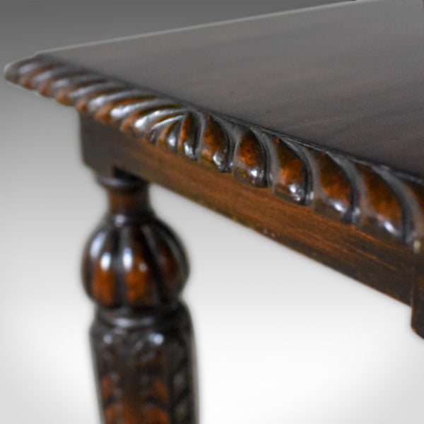 Antique Side or Coffee Table, Edwardian, Jacobean Revival, English Circa 1910 - London Fine Antiques