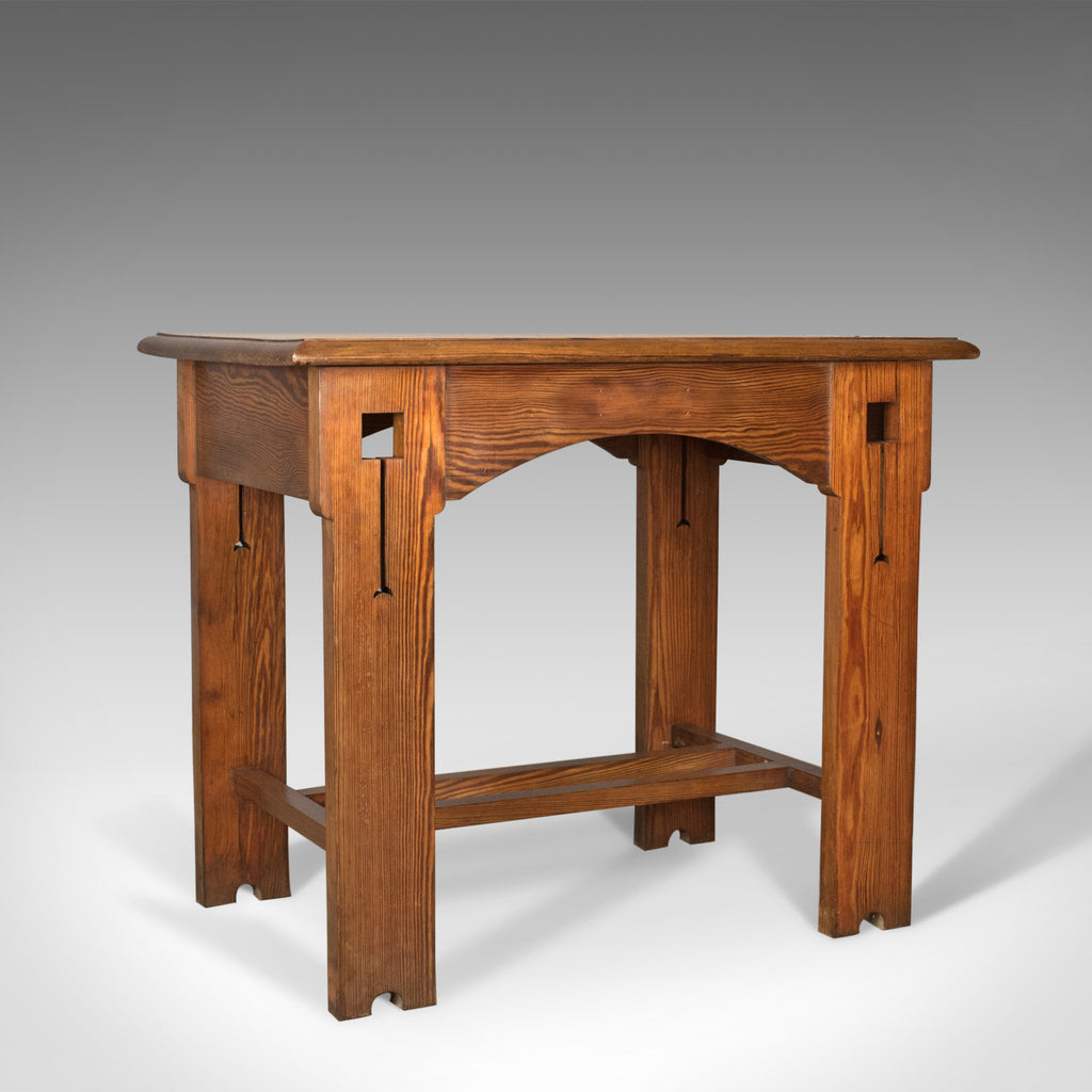 Antique Console Table, English, Arts & Crafts, Victorian, Pine, Side, Circa 1880 - London Fine Antiques