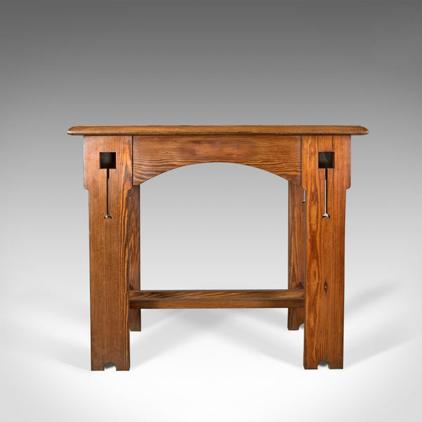 Antique Console Table, English, Arts & Crafts, Victorian, Pine, Side, Circa 1880 - London Fine Antiques