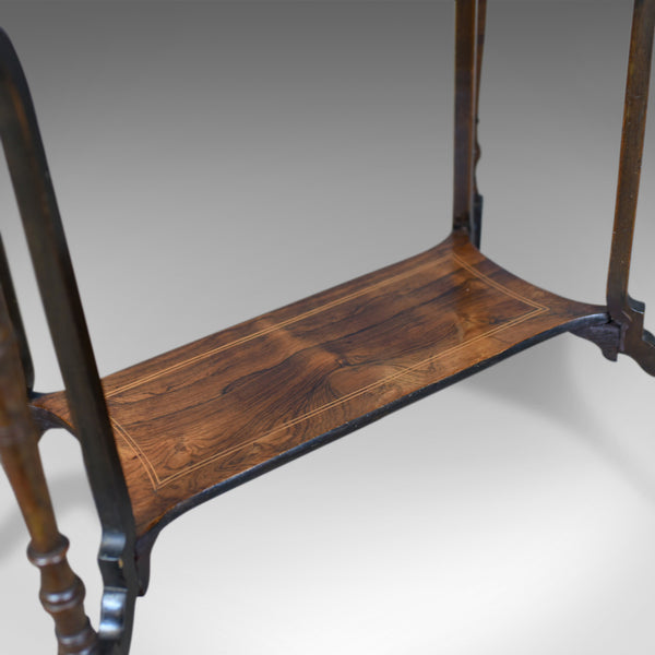 Antique Side Table, English, Edwardian, Lamp, Rosewood, Circa 1910 - London Fine Antiques