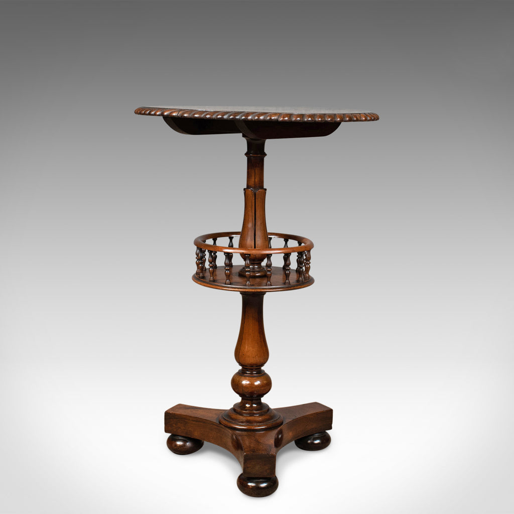 Antique Side Table, English, Victorian, Rosewood, Walnut, Occasional, Circa 1860 - London Fine Antiques