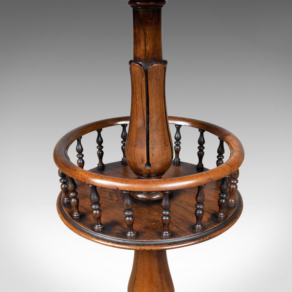 Antique Side Table, English, Victorian, Rosewood, Walnut, Occasional, Circa 1860 - London Fine Antiques