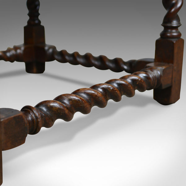 Antique Side Table, English, Victorian, English, Oak, Late C19th, Circa 1880 - London Fine Antiques