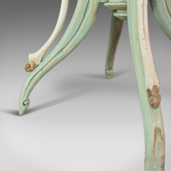 Antique Side Table, French, Painted, Pine, Cafe, Lamp, Occasional, Circa 1890 - London Fine Antiques