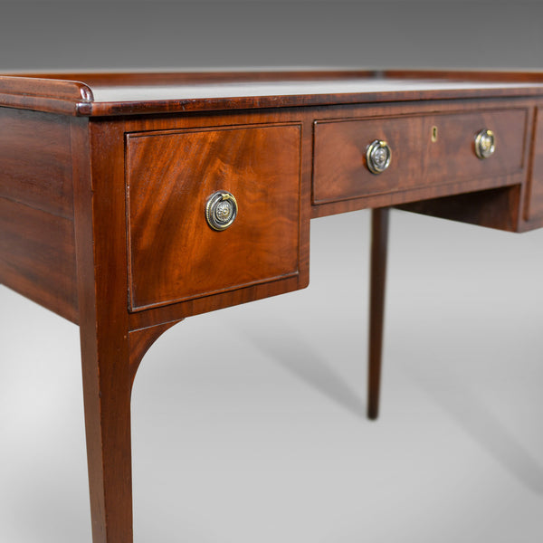Antique Side Table, Mahogany, English, Writing Desk, Late Georgian, Circa 1800 - London Fine Antiques