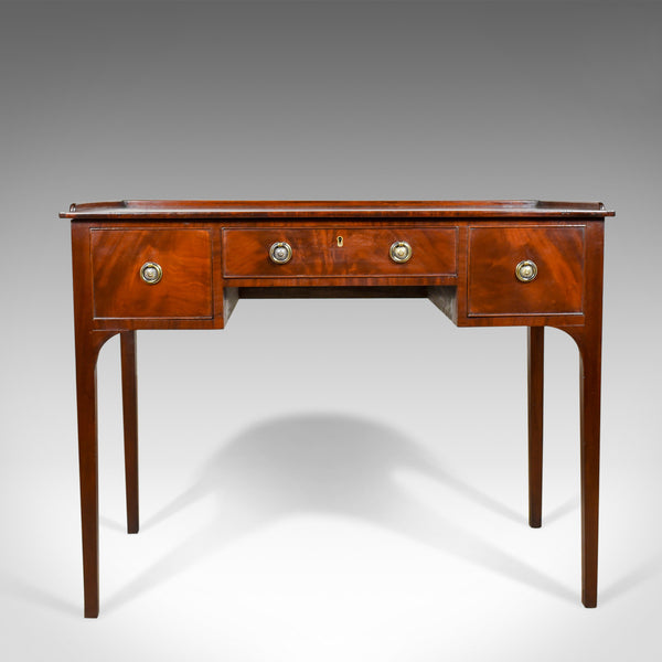 Antique Side Table, Mahogany, English, Writing Desk, Late Georgian, Circa 1800 - London Fine Antiques