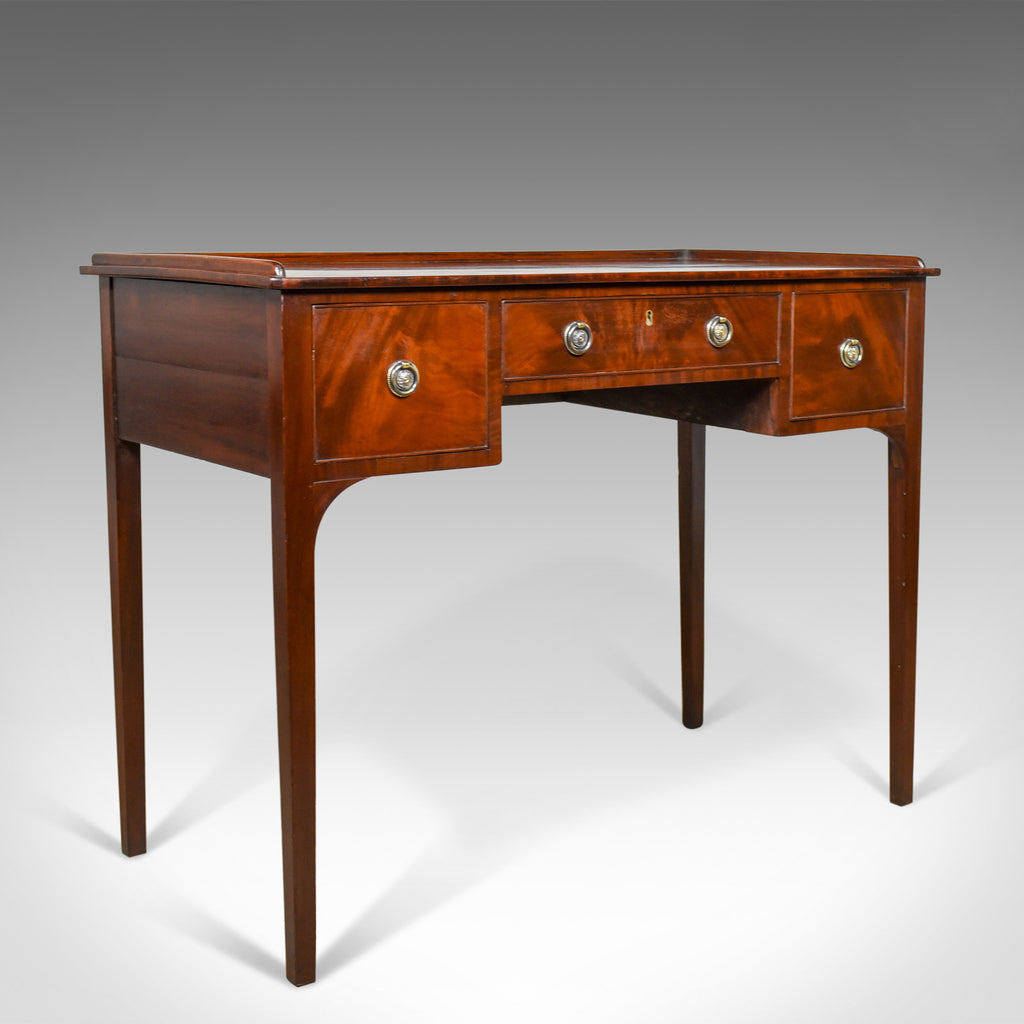 Antique Side Table, Mahogany, English, Writing Desk, Late Georgian, Circa 1800 - London Fine Antiques