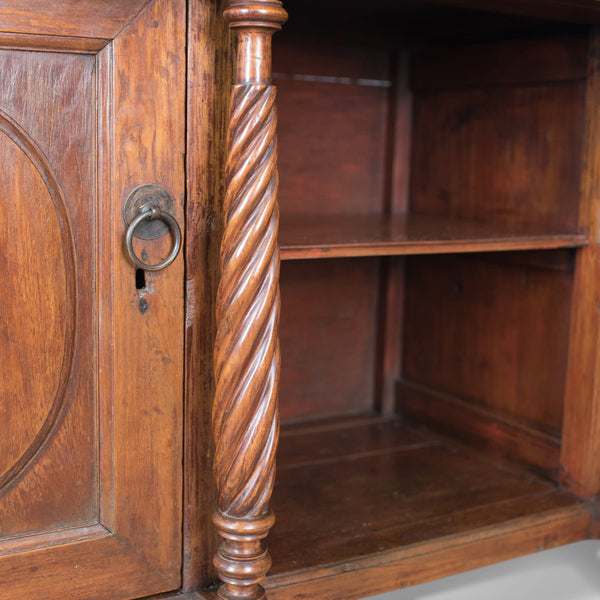 Antique Sideboard, Colonial Cabinet, Fruitwood, Cupboard, Early 20th Century - London Fine Antiques