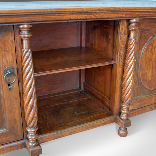 Antique Sideboard, Colonial Cabinet, Fruitwood, Cupboard, Early 20th Century - London Fine Antiques