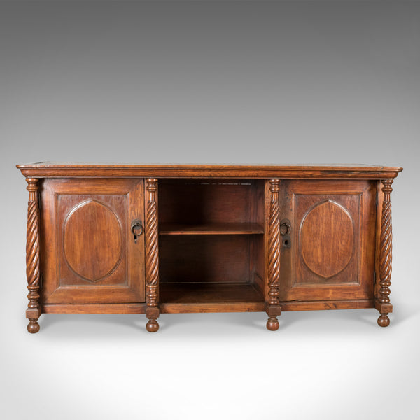 Antique Sideboard, Colonial Cabinet, Fruitwood, Cupboard, Early 20th Century - London Fine Antiques