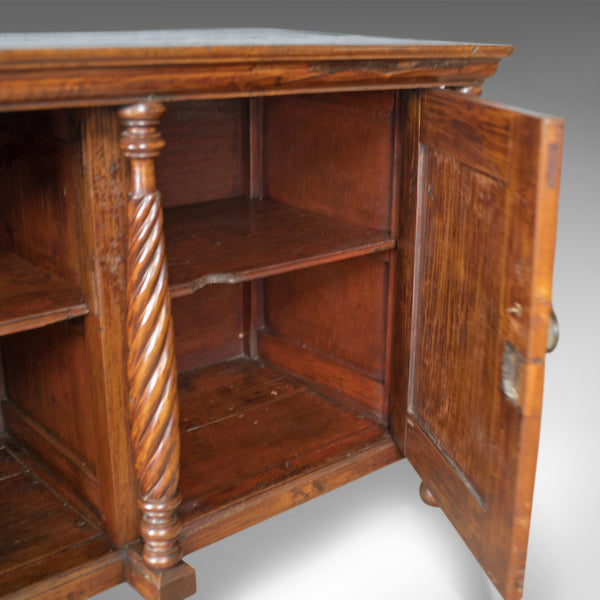 Antique Sideboard, Colonial Cabinet, Fruitwood, Cupboard, Early 20th Century - London Fine Antiques