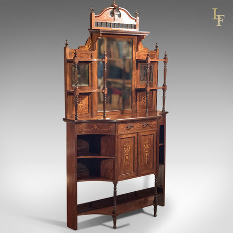 Antique Sideboard, Edwardian Mirror Back c1910 - London Fine Antiques