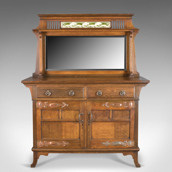 Antique Sideboard, English Oak, Arts & Crafts Cabinet, Liberty Taste, Circa 1900 - London Fine Antiques
