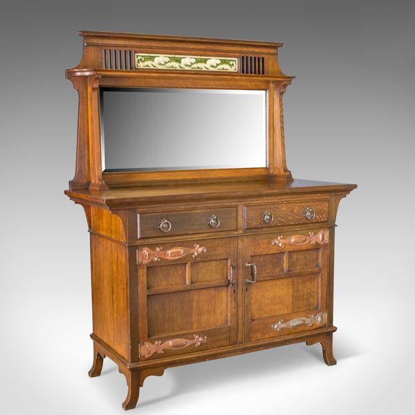 Antique Sideboard, English Oak, Arts & Crafts Cabinet, Liberty Taste, Circa 1900 - London Fine Antiques