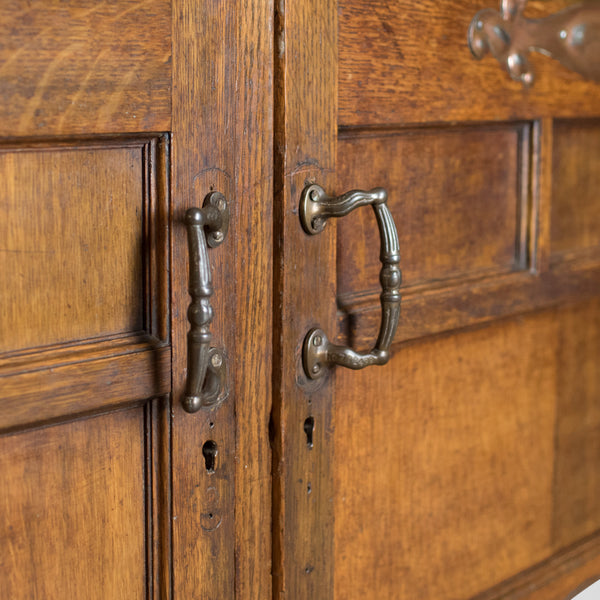 Antique Sideboard, English Oak, Arts & Crafts Cabinet, Liberty Taste, Circa 1900 - London Fine Antiques