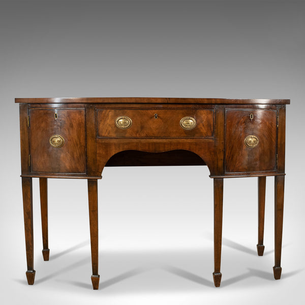Antique Sideboard, English, Regency Revival Server, Mahogany, Victorian, c.1890 - London Fine Antiques