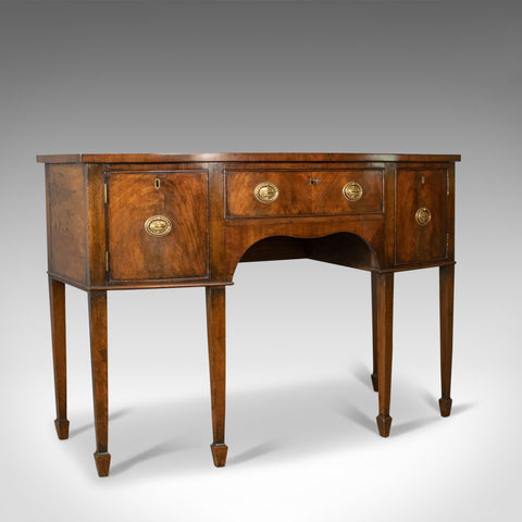 Antique Sideboard, English, Regency Revival Server, Mahogany, Victorian, c.1890 - London Fine Antiques