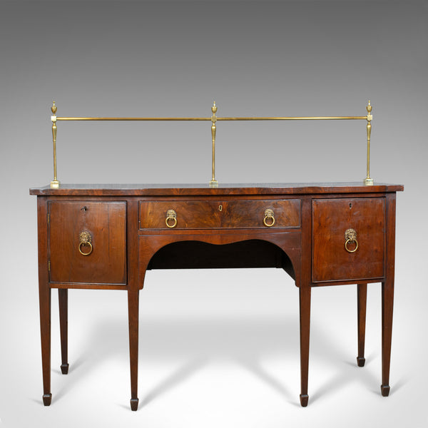 Antique Sideboard, English, Regency, Server, Mahogany, 19th Century, Circa 1830 - London Fine Antiques