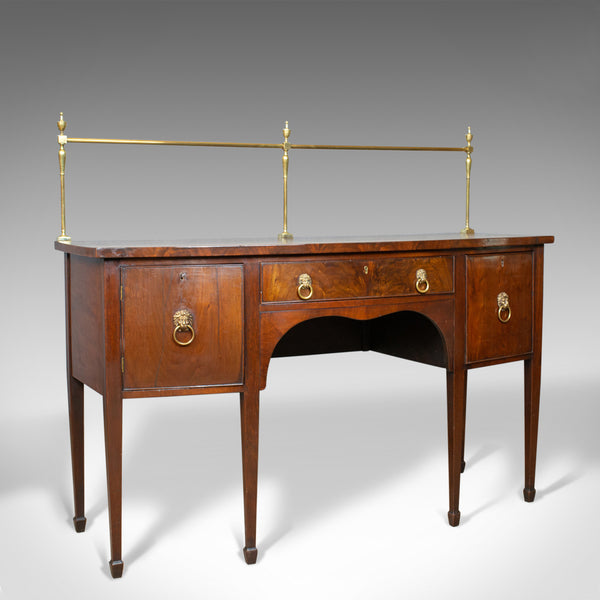 Antique Sideboard, English, Regency, Server, Mahogany, 19th Century, Circa 1830 - London Fine Antiques