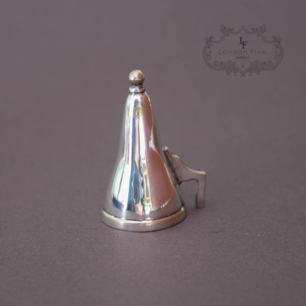 Victorian Silvered Chamberstick, Candlestick, c.1901 - London Fine Antiques