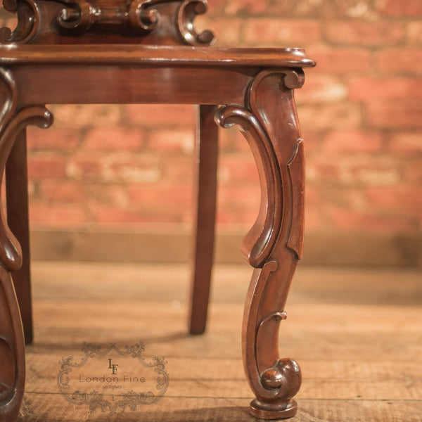 Victorian Solid Shield Back Hall Chair, c.1880 - London Fine Antiques