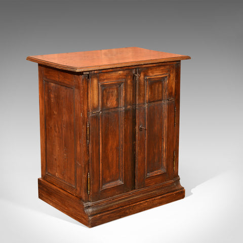 Antique Specimen Cabinet, French Oak Cupboard, Secretaire, Desk Circa 1850 - London Fine Antiques