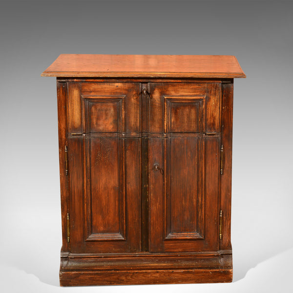Antique Specimen Cabinet, French Oak Cupboard, Secretaire, Desk Circa 1850 - London Fine Antiques