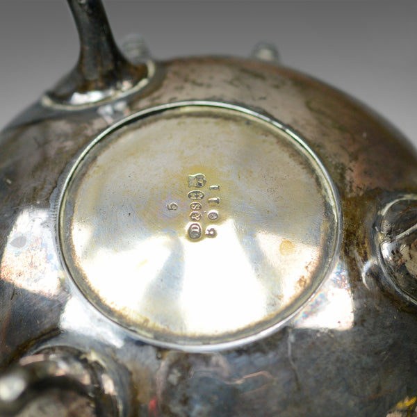 Antique Spirit Kettle on Stand, Decorative, Silver Plated, Tea Pot Early C20th - London Fine Antiques