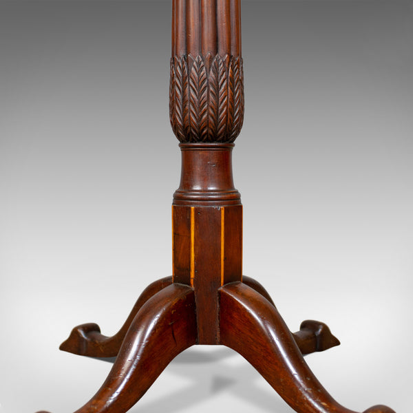 Antique Standard Lamp, English, Edwardian, William IV Bedpost Light, c.1910 - London Fine Antiques