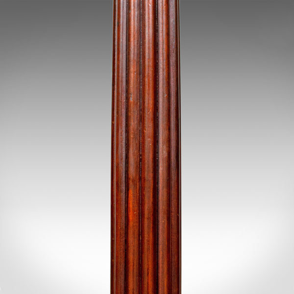 Antique Standard Lamp, English, Edwardian, William IV Bedpost Light, c.1910 - London Fine Antiques