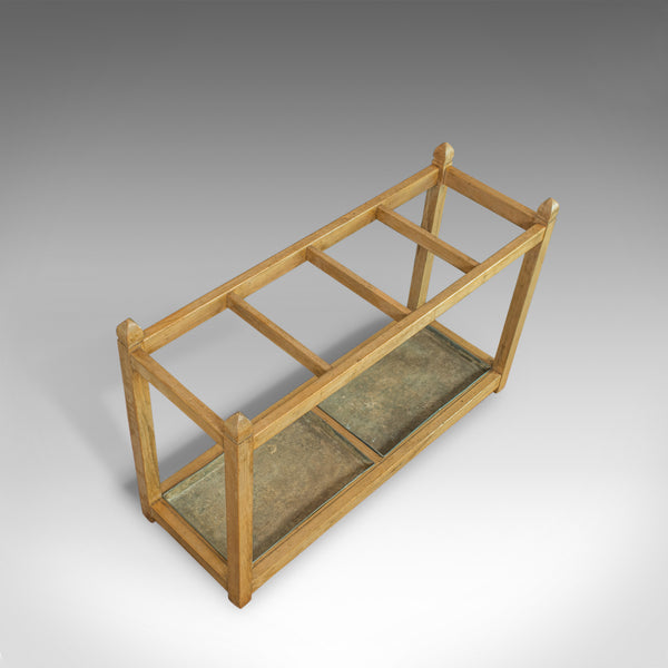 Large Antique Stick Stand, English, Victorian, Pine, Umbrella, Rack, Circa 1900 - London Fine Antiques