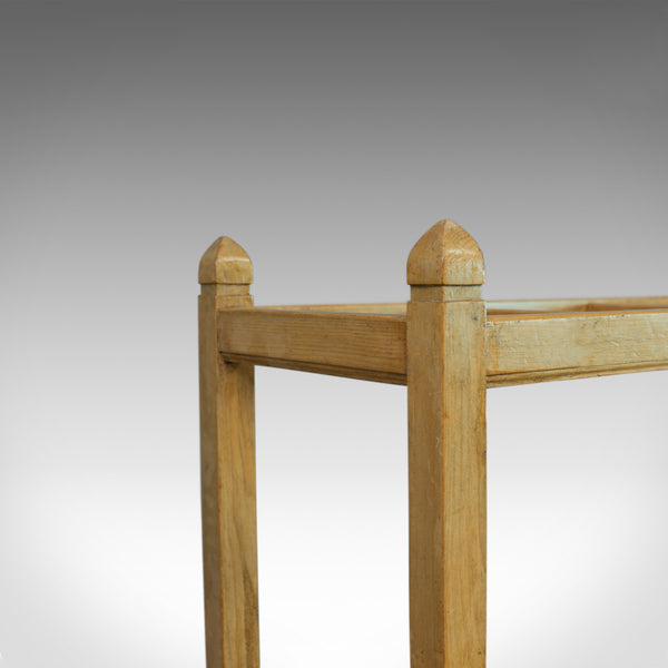 Large Antique Stick Stand, English, Victorian, Pine, Umbrella, Rack, Circa 1900 - London Fine Antiques