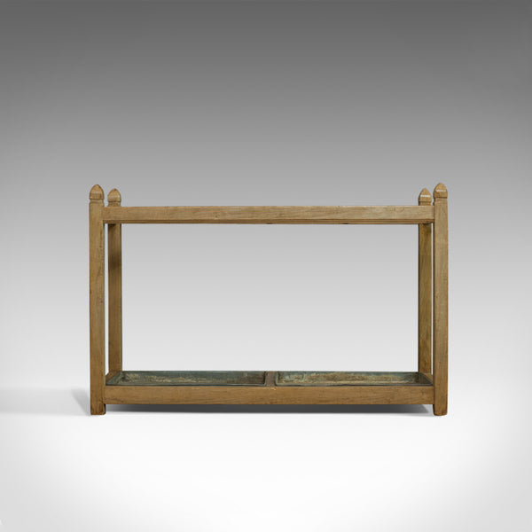 Large Antique Stick Stand, English, Victorian, Pine, Umbrella, Rack, Circa 1900 - London Fine Antiques