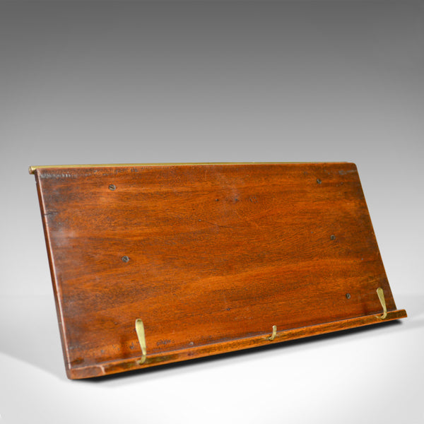 Antique Table or Piano Top Music Stand, Mahogany, Lectern, Book Rest, Circa 1880 - London Fine Antiques