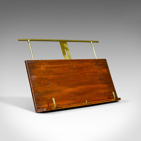 Antique Table or Piano Top Music Stand, Mahogany, Lectern, Book Rest, Circa 1880 - London Fine Antiques