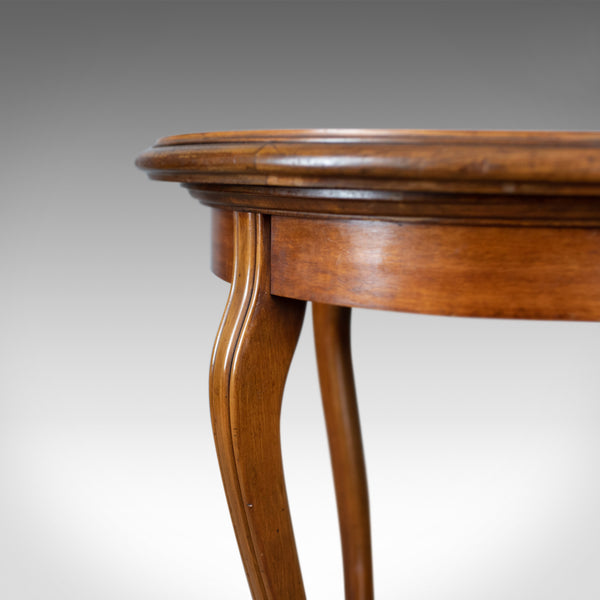 Antique Tea Table, Italian, Mahogany, Leather, Occasional, Side, Circa 1900 - London Fine Antiques