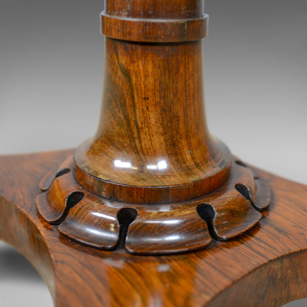 Antique Teapoy, English, William IV, Rosewood, Work Box, 19th Century Circa 1835 - London Fine Antiques