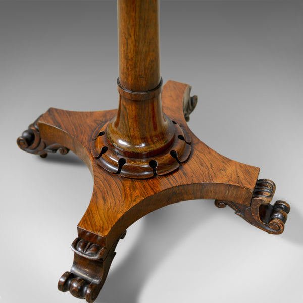 Antique Teapoy, English, William IV, Rosewood, Work Box, 19th Century Circa 1835 - London Fine Antiques