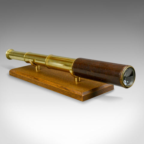 Antique Telescope, 3 Draw, Pocket Refractor, Broadhurst Clarkson, 20th Century - London Fine Antiques