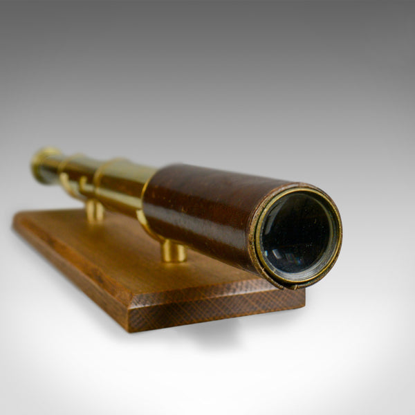 Antique Telescope, 3 Draw, Pocket Refractor, Broadhurst Clarkson, 20th Century - London Fine Antiques