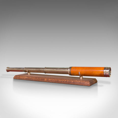 Antique Telescope, 3 Draw Refractor, English, Georgian, Lincoln of London, 1770 - London Fine Antiques