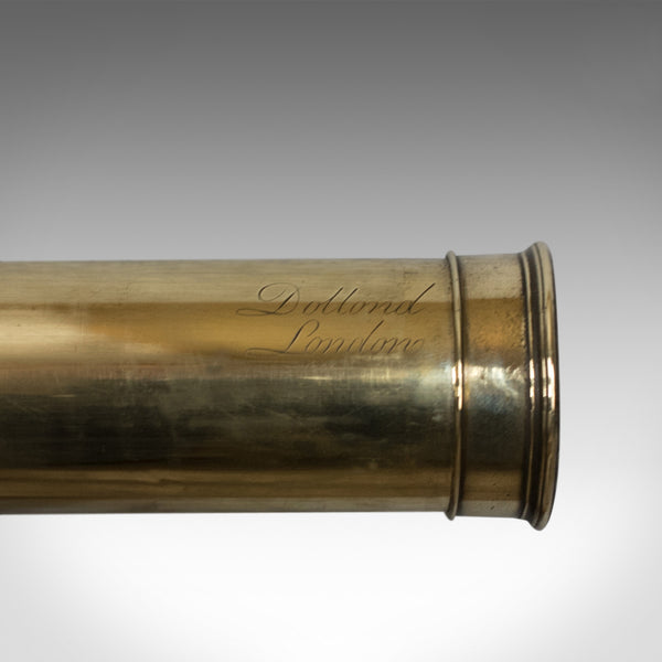 Antique Telescope, Dollond London, Terrestrial Four Draw Refractor Circa 1800 - London Fine Antiques