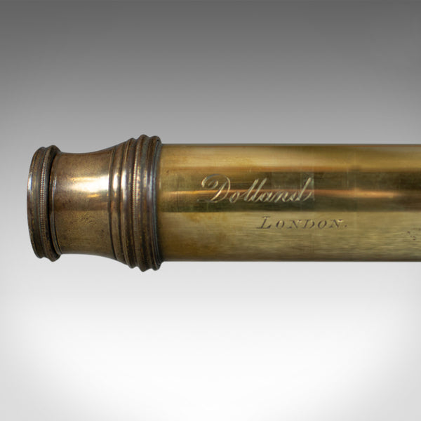 Antique, Telescope, Dolland, Three Draw, Terrestrial, Astronomical Circa 1830 - London Fine Antiques