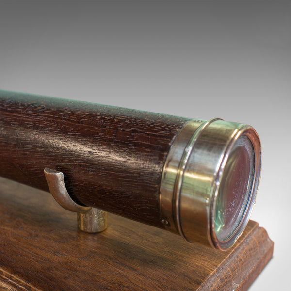 Antique Telescope, English, 3 Draw Refractor, Silberrad Aldgate, 19th Century - London Fine Antiques