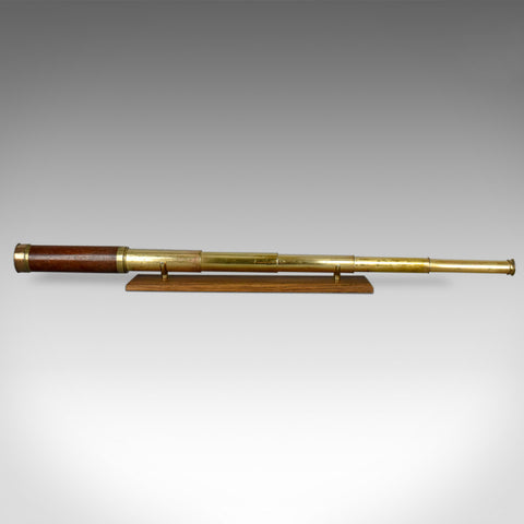 Antique Telescope, Five Draw Terrestrial Refractor, Banks of London Circa 1820 - London Fine Antiques